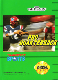 Pro Quarterback Sega Genesis US box art